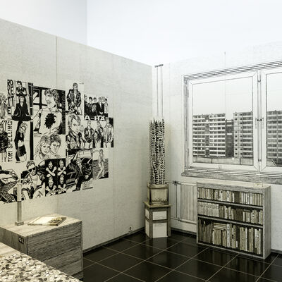 Ausstellungsansichten "Wohnkomplex - Neubrandenburg"