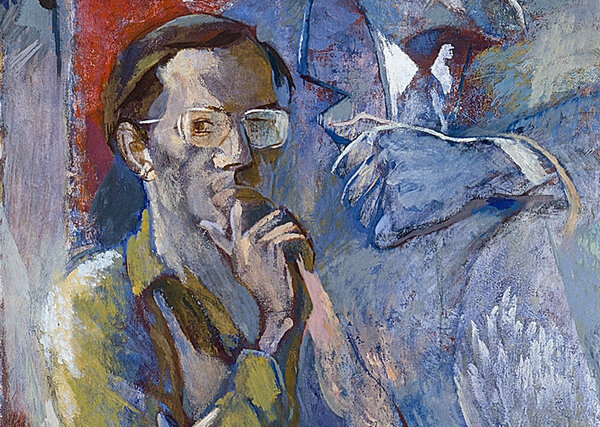 Wolfram Schubert: Wir werden (Triptychon, linke Seite, Ausschnitt), 1969, &Ouml;l auf Hartfaser, &copy; VG Bild-Kunst, Bonn 2026