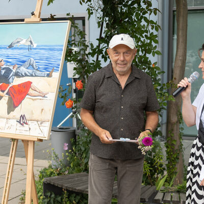 Platz zwei des Publikumspreises ging an Dr. Lutz Netik � Lothar Vohs